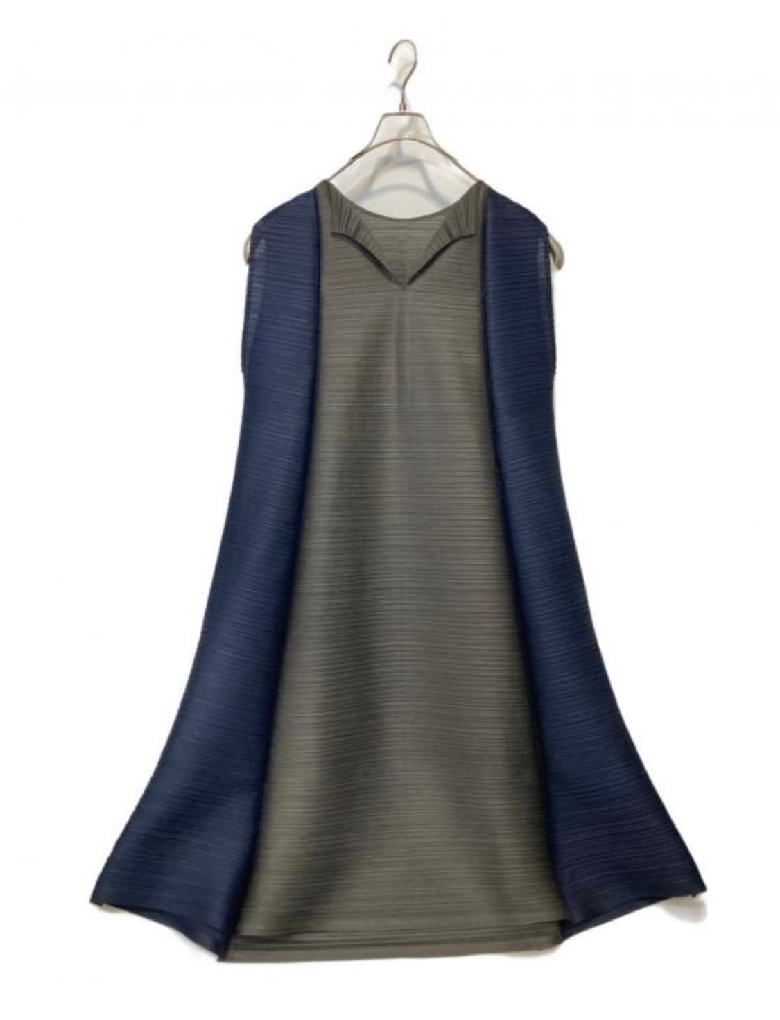 이세이미야케 플리츠플리즈 배색 슬리브리스 원피스(3/Free) 상품이미지2