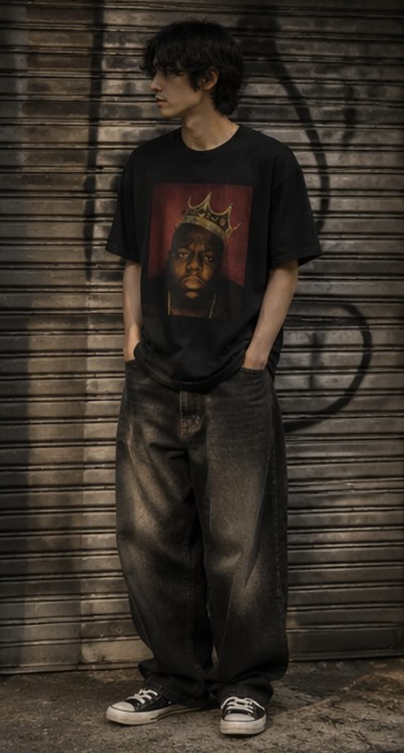 Vintage Notorious B.I.G Big Print Tee 상품이미지1
