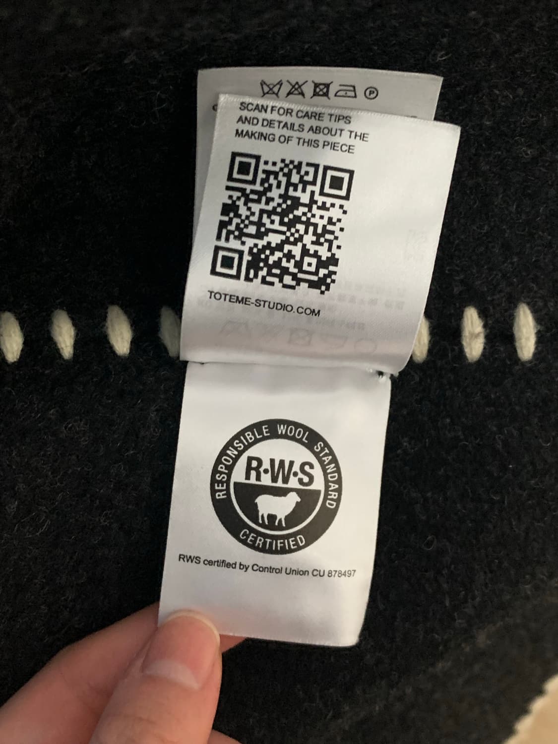 토템 스카프 코트 상품이미지3