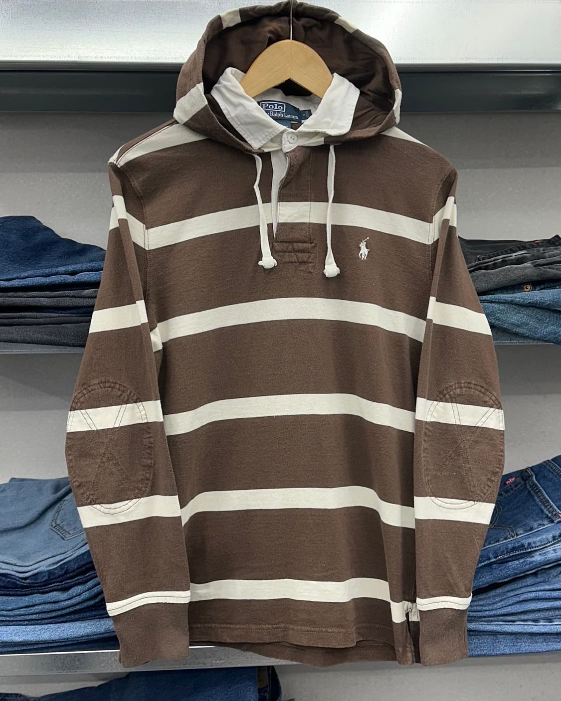 (M)폴로 단가라 후드 럭비티-M1795 상품이미지1