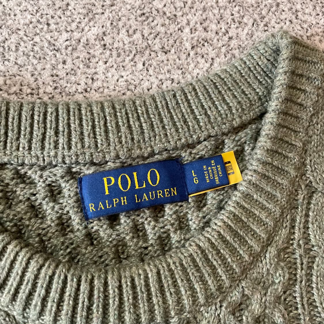 폴로 케이블 니트 상품이미지3