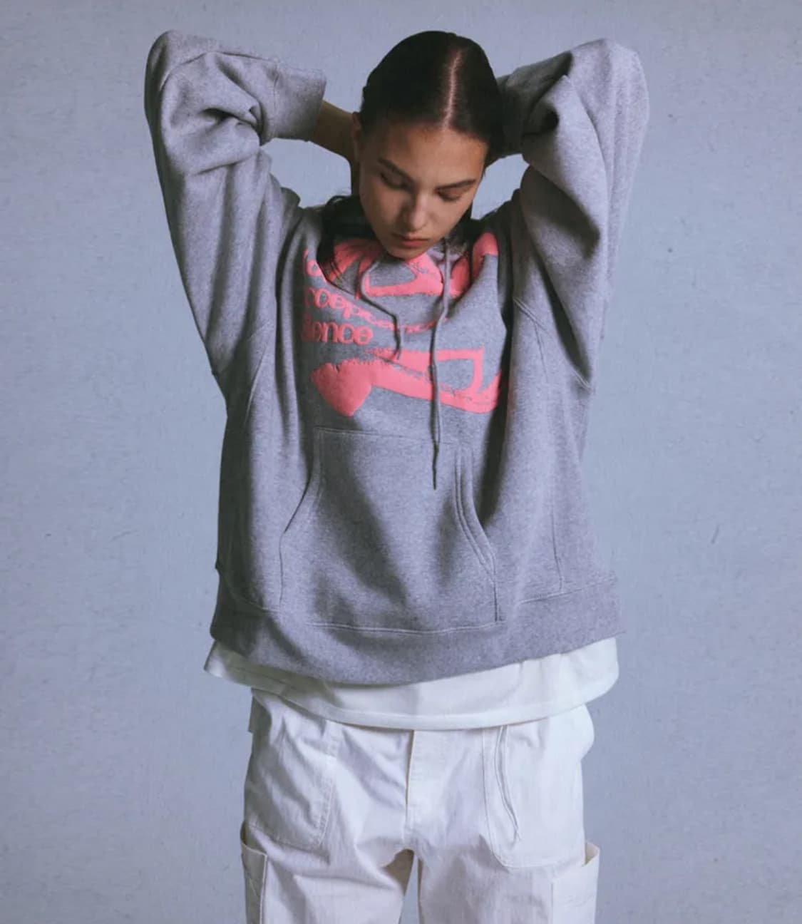 챈스챈스 찬스찬스 그레이 핑거 후드 M 상품이미지1