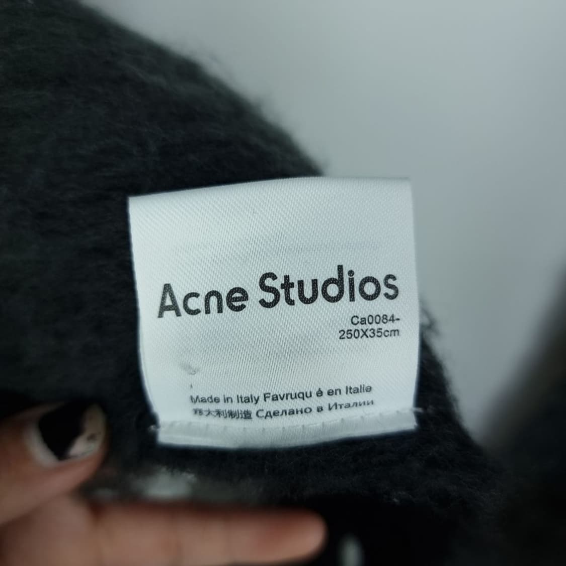 [아크네스튜디오] 오버사이츠 체크 머플러 M16371 상품이미지7