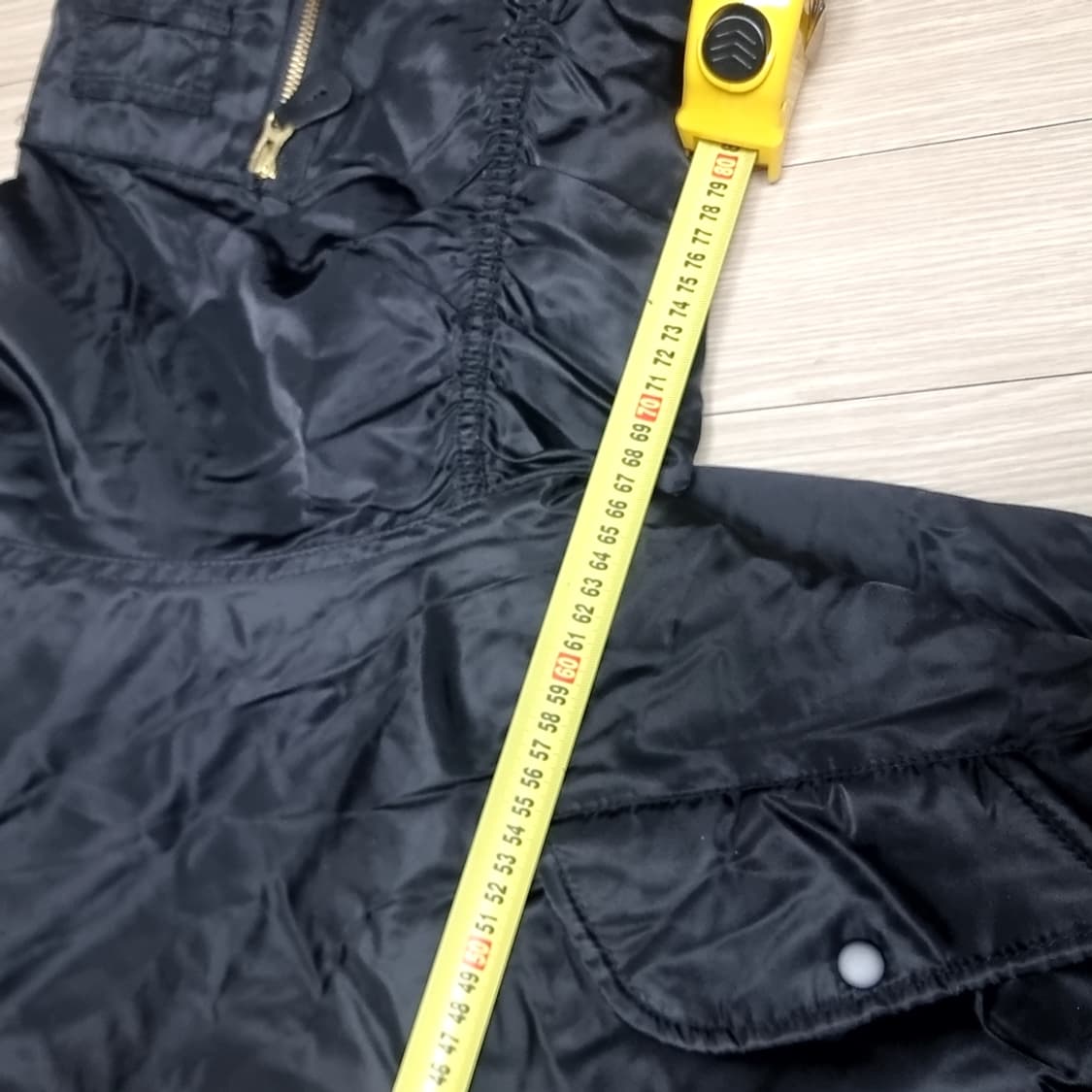 베트* 블랙 MA-1 항공 점퍼 오렌지 안감(free) 상품이미지8