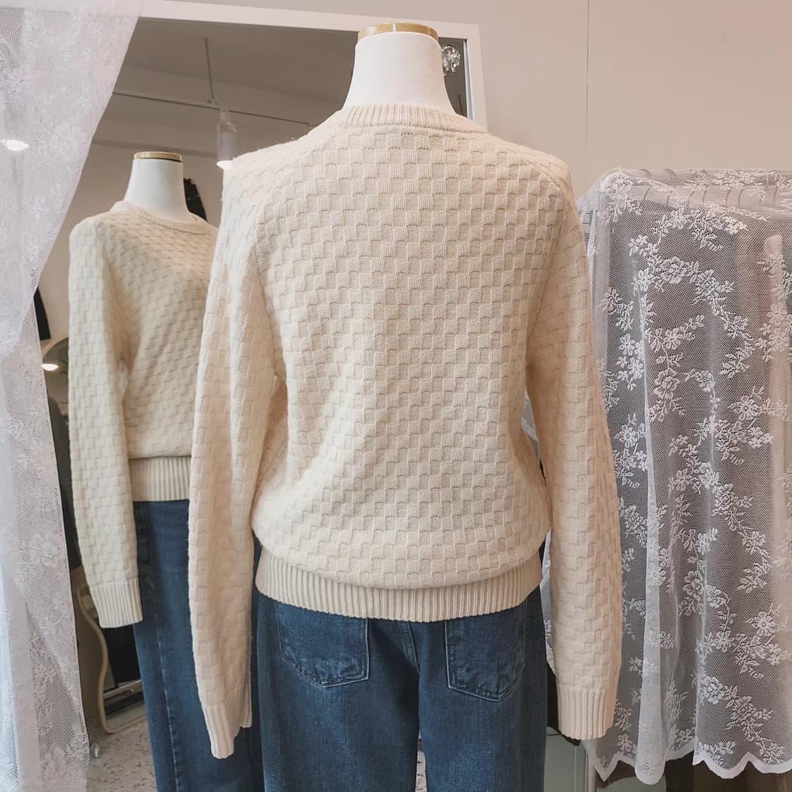 유니클로UUU 와플 울니트 상품이미지8