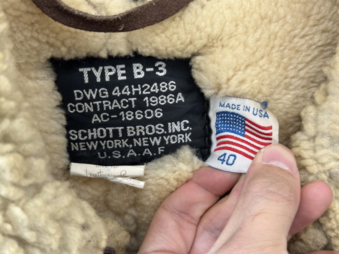 80'S SCHOTT_ made in U.S.A (L~XL) 상품이미지9