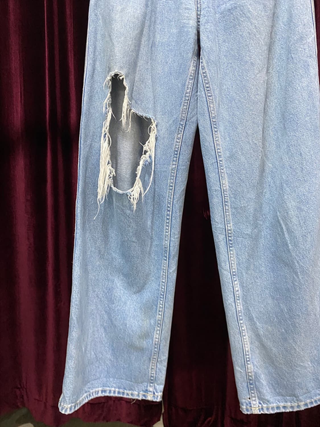 TOMMY JEANS damage denim wide pants 상품이미지3