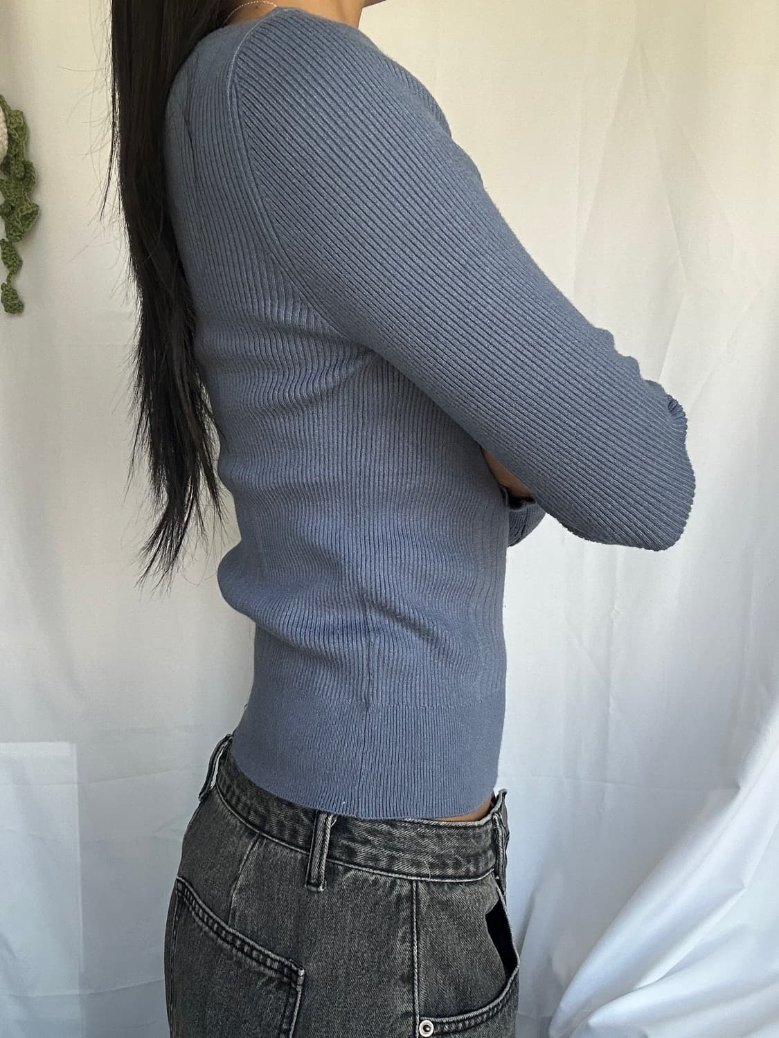 빈티지 골지 니트 상품이미지3