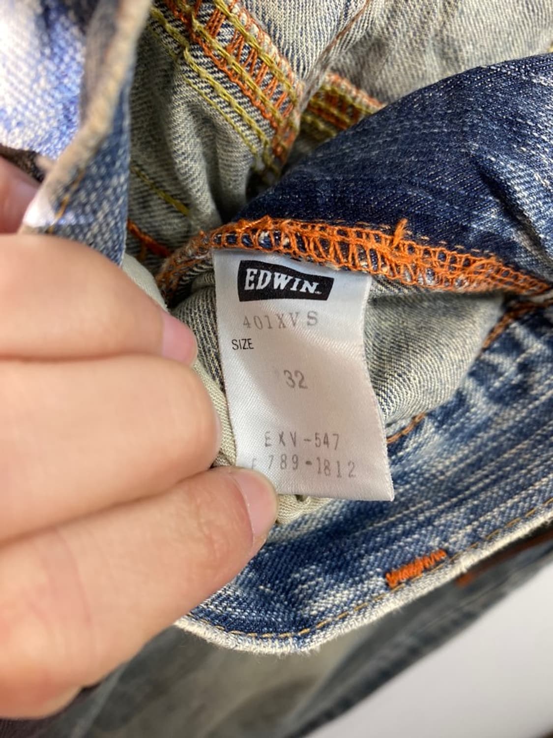 에드윈 워싱 데님 팬츠 상품이미지5