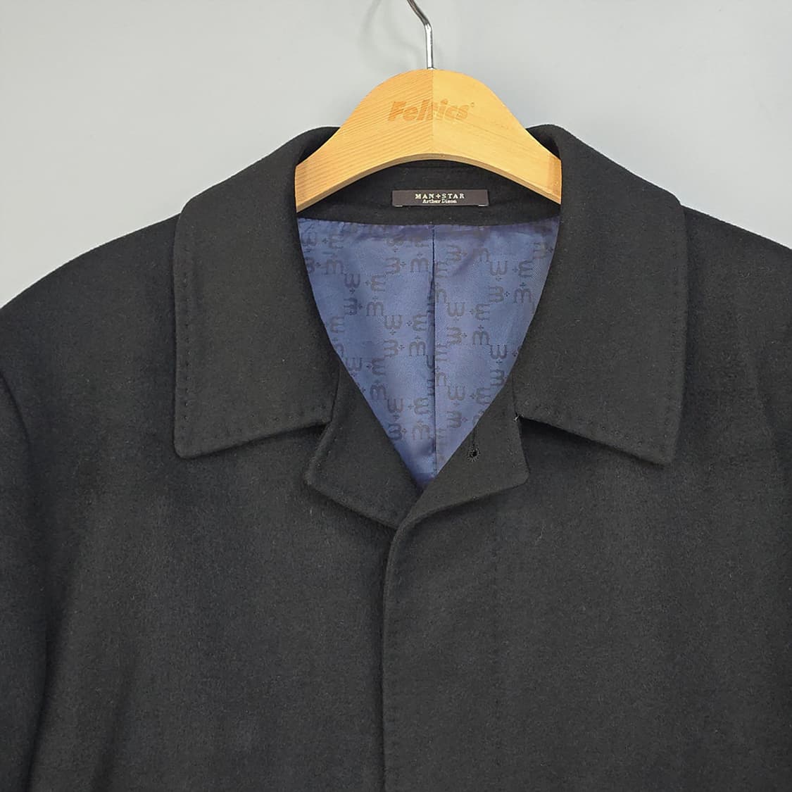 남성 맨스타 MANSTAR 캐시미어 싱글 코트 100(L) 상품이미지2