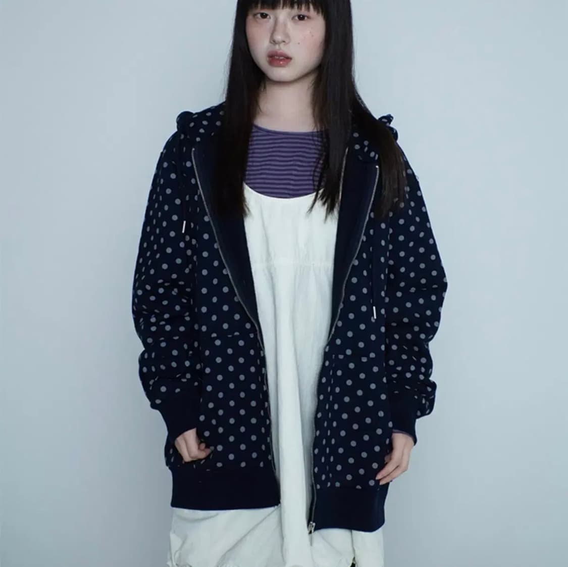 에노시 APR8 Original DOT HOODIE ZIP-UP 상품이미지3