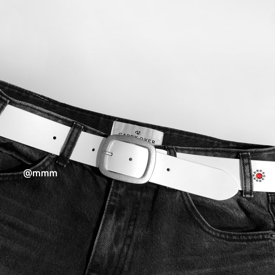 [Unisex] 잼스톤 빈티지 웨스턴 벨트 상품이미지2