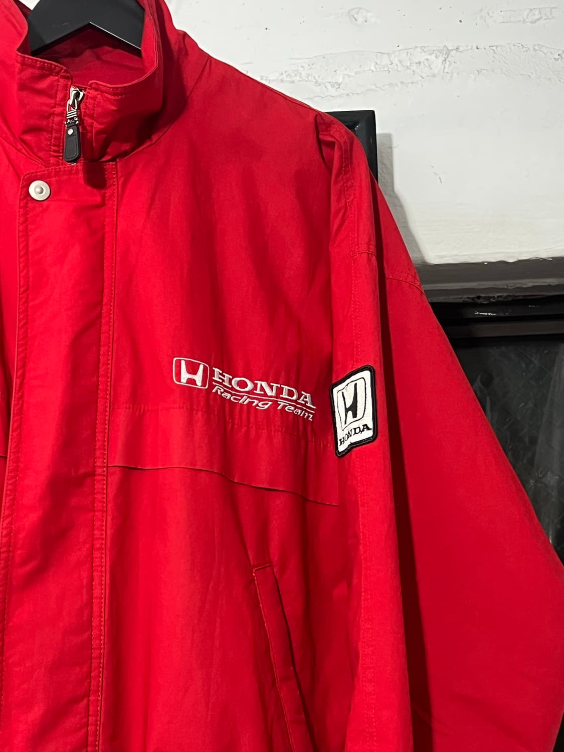 혼다 레이싱 팀 면 자켓 (red) 상품이미지5