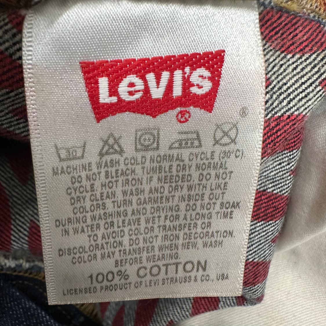 리바이스 501 데님 청바지 상품이미지7