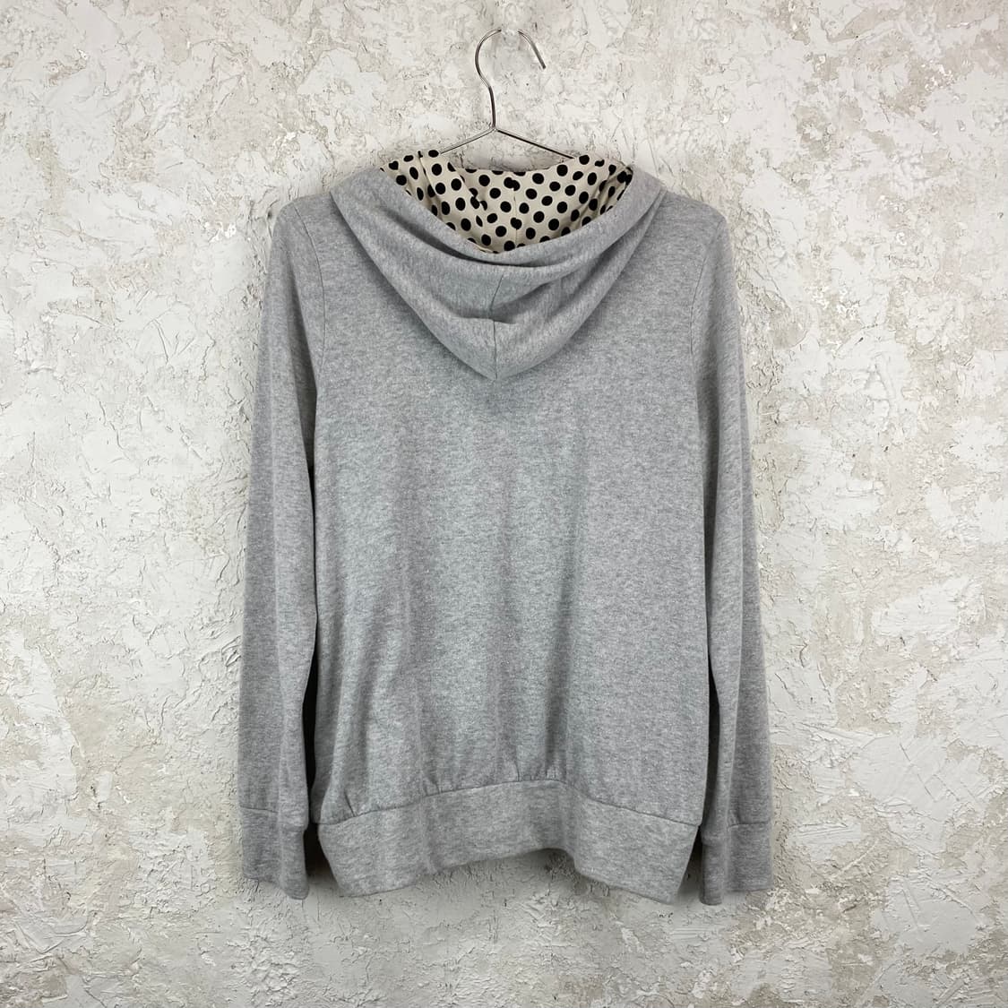 스나오 쿠와하라 폴카 도트 라이닝 후드 글리터 스웻 자켓 상품이미지4