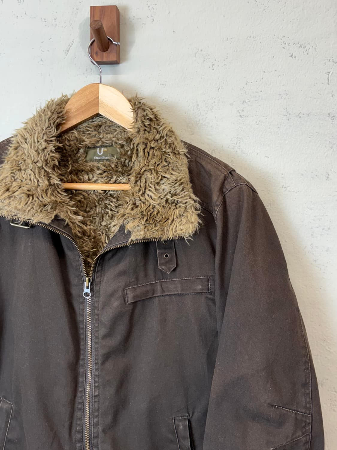 JPN 빈티지 포켓 퍼 코튼 자켓 상품이미지3