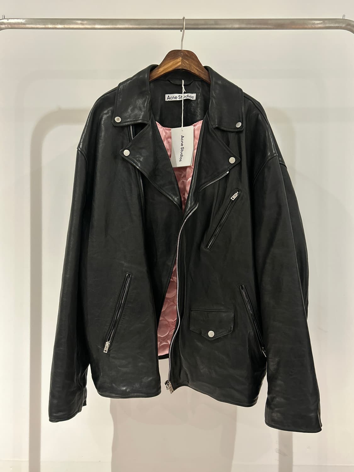 Acne Studios Leather Rider Jacket 상품이미지1