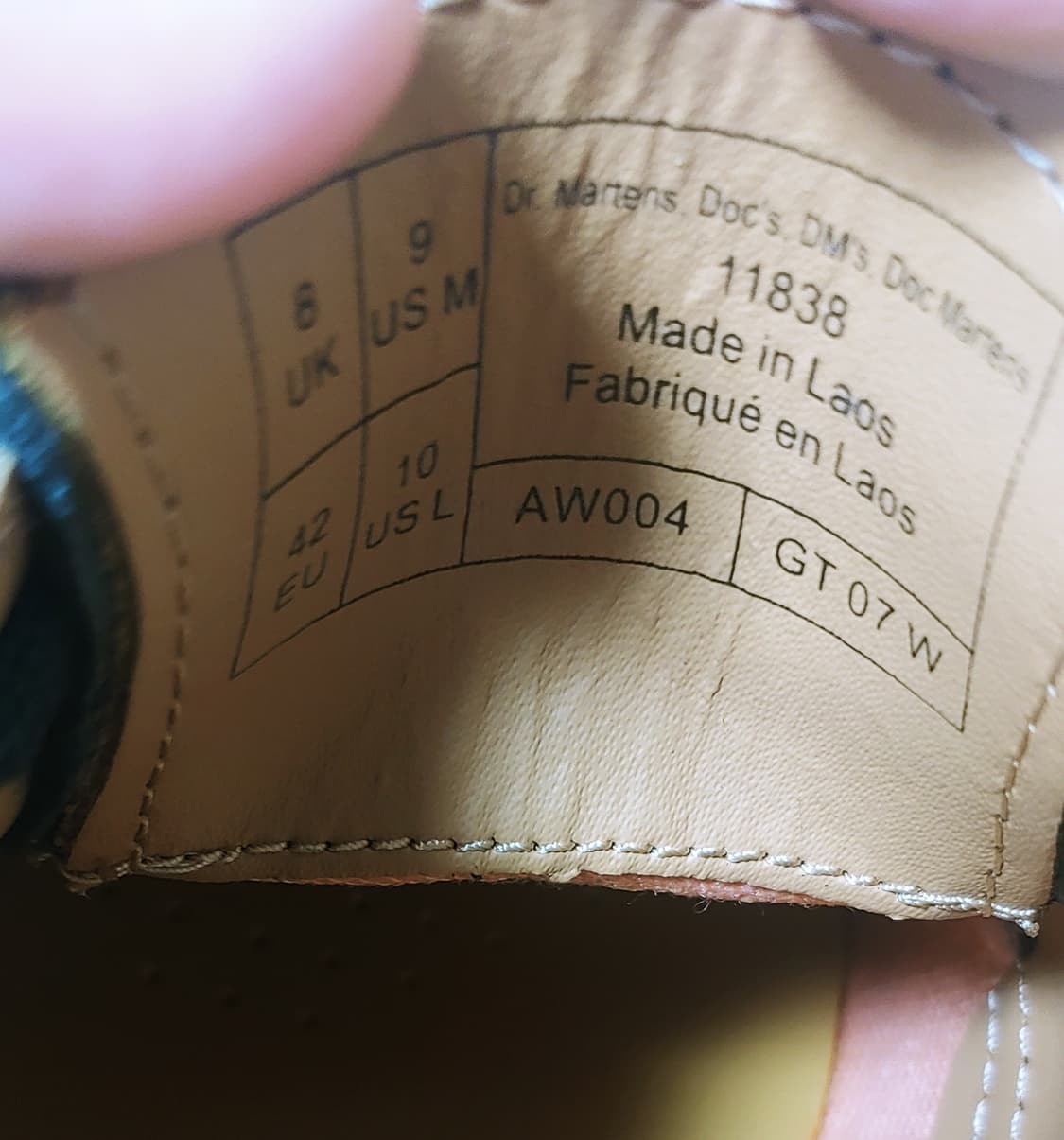 새상품)닥터마틴 1461  스무스 270 상품이미지5