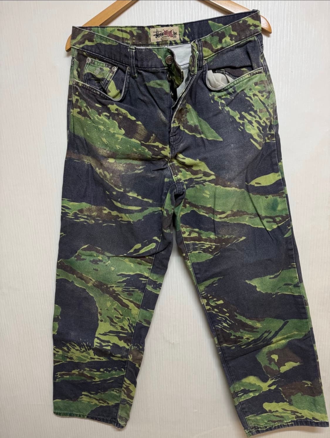 스투시 OL 타이거 카모 팬츠 30 상품이미지1