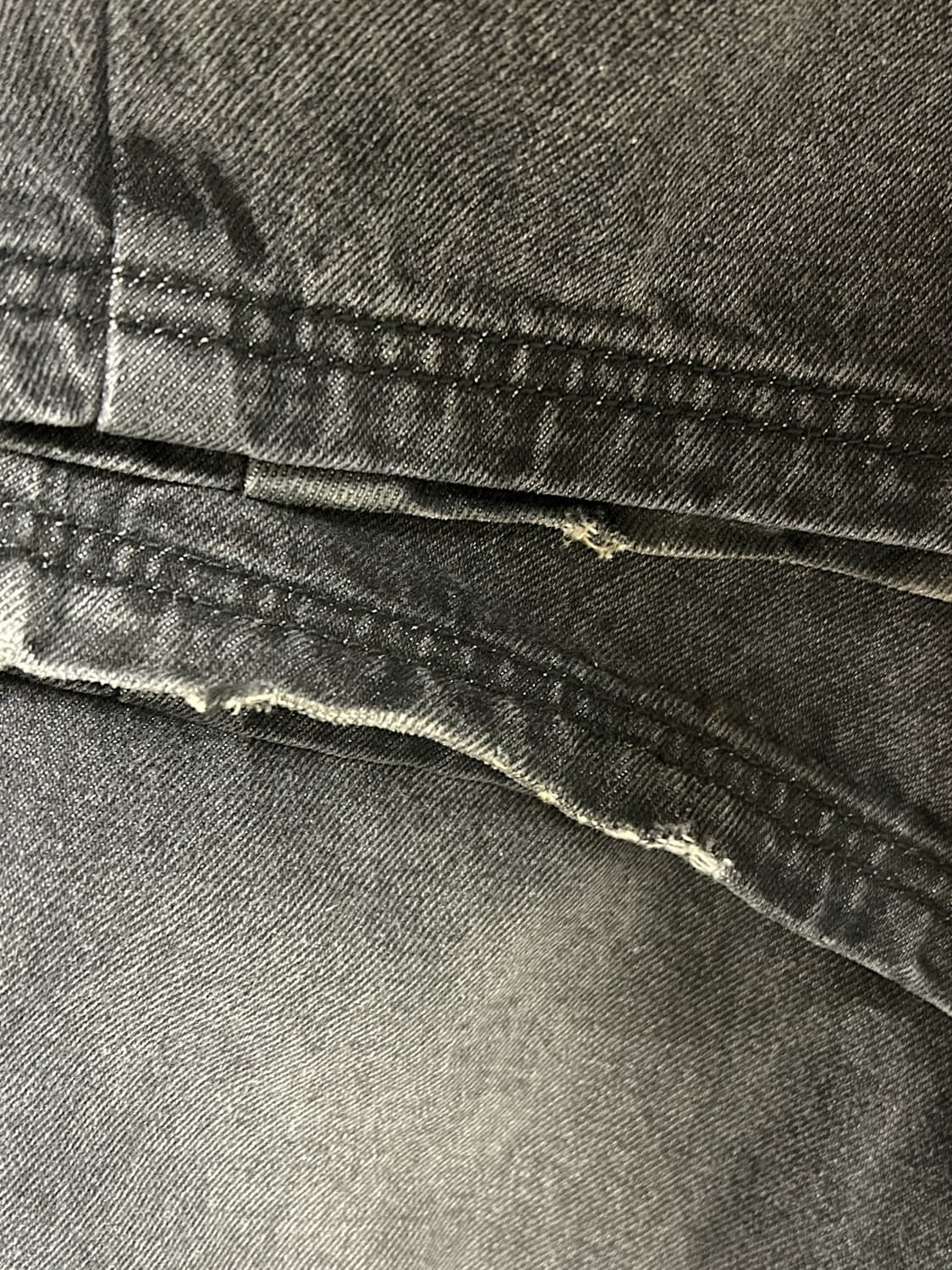 더콜디스트모먼트 TCM 스타피쉬 데님 팬츠 블랙 상품이미지2