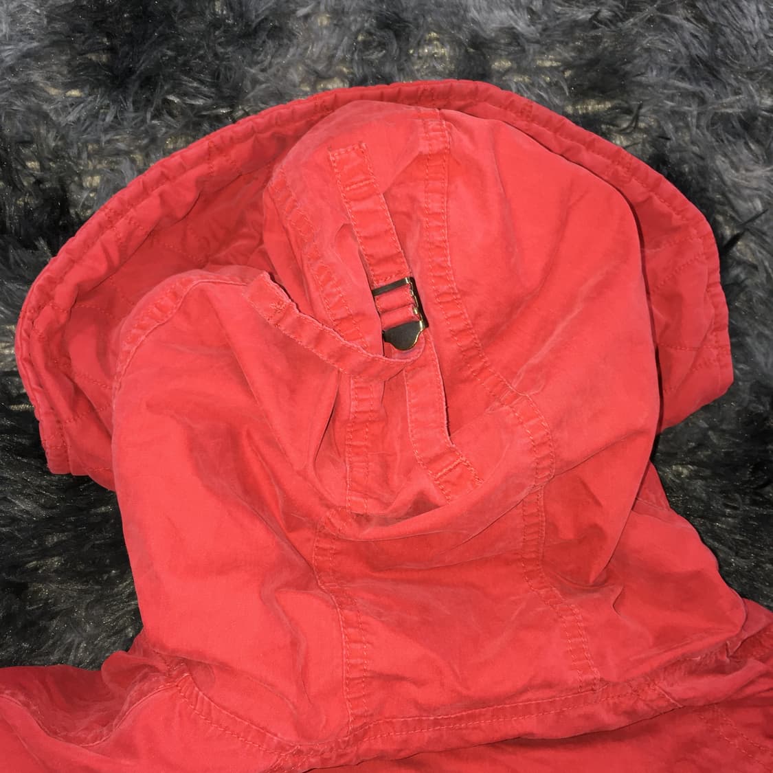 투티/0182 데님 앤 서플라이 랄프로렌 레드 패딩 퍼모자  N3B 상품이미지5