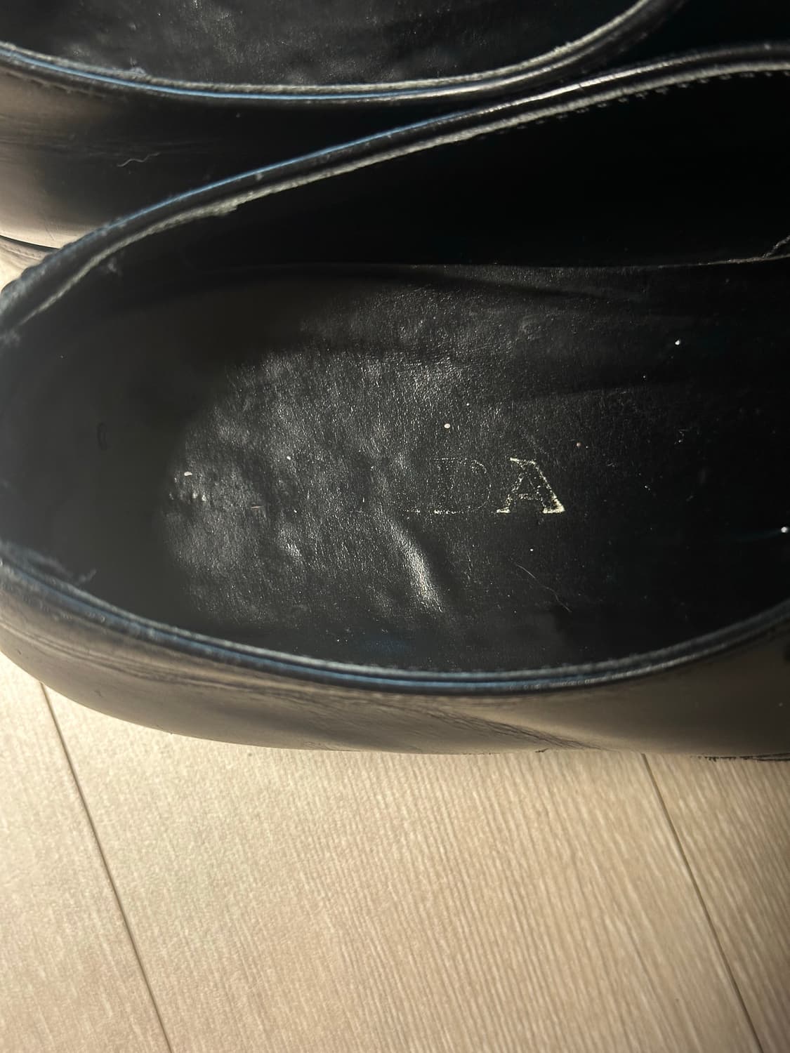 (UK7.5) 프라다 빈티지 스플릿 더비 상품이미지3