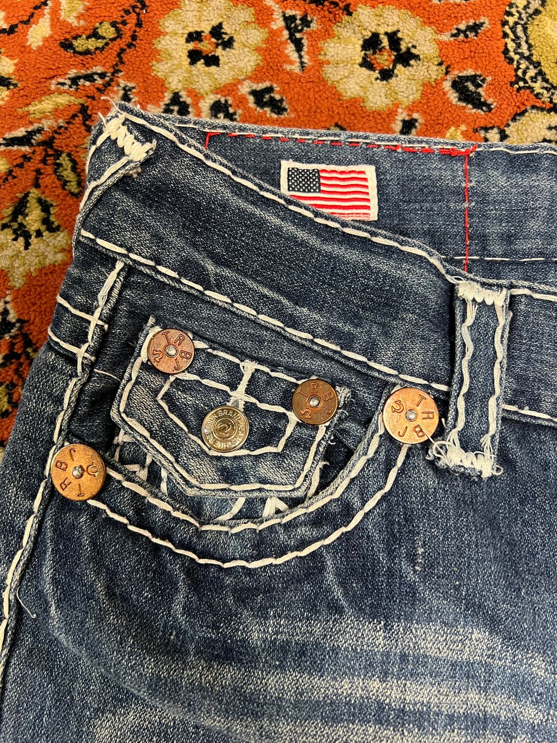 [32] 트루릴리전 빌리 슈퍼티 데님팬츠 상품이미지3