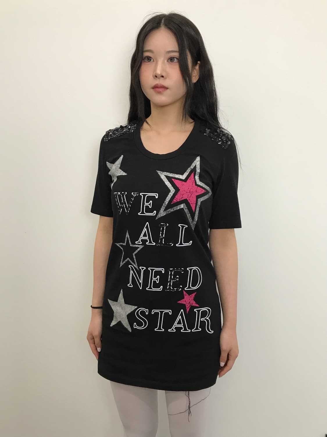 Vintage Y2k Black Star Graphic T-shirts 상품이미지2