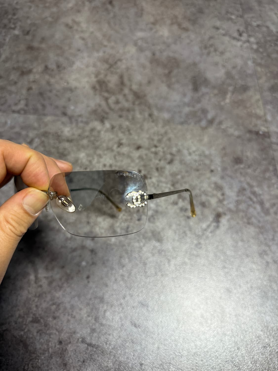 샤넬 무테 선글라스 안경 상품이미지3