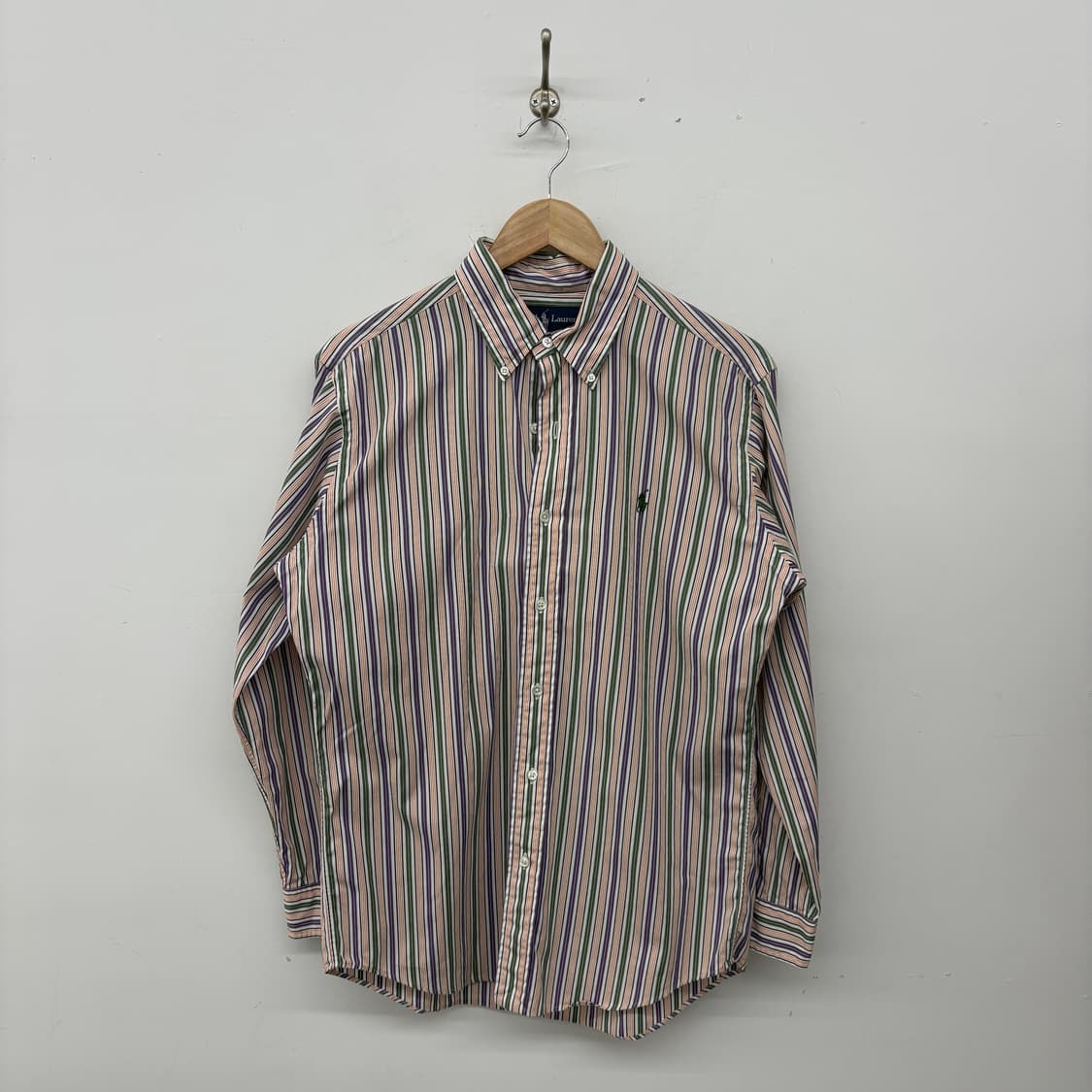 폴로 랄프로렌 스트라이프 셔츠 남L 상품이미지1