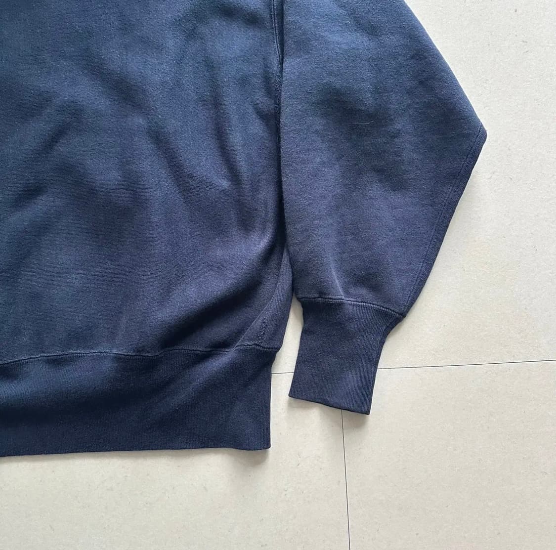 90s 챔피온 리버스위브 네이비 후드티(M) MADE IN USA 상품이미지6