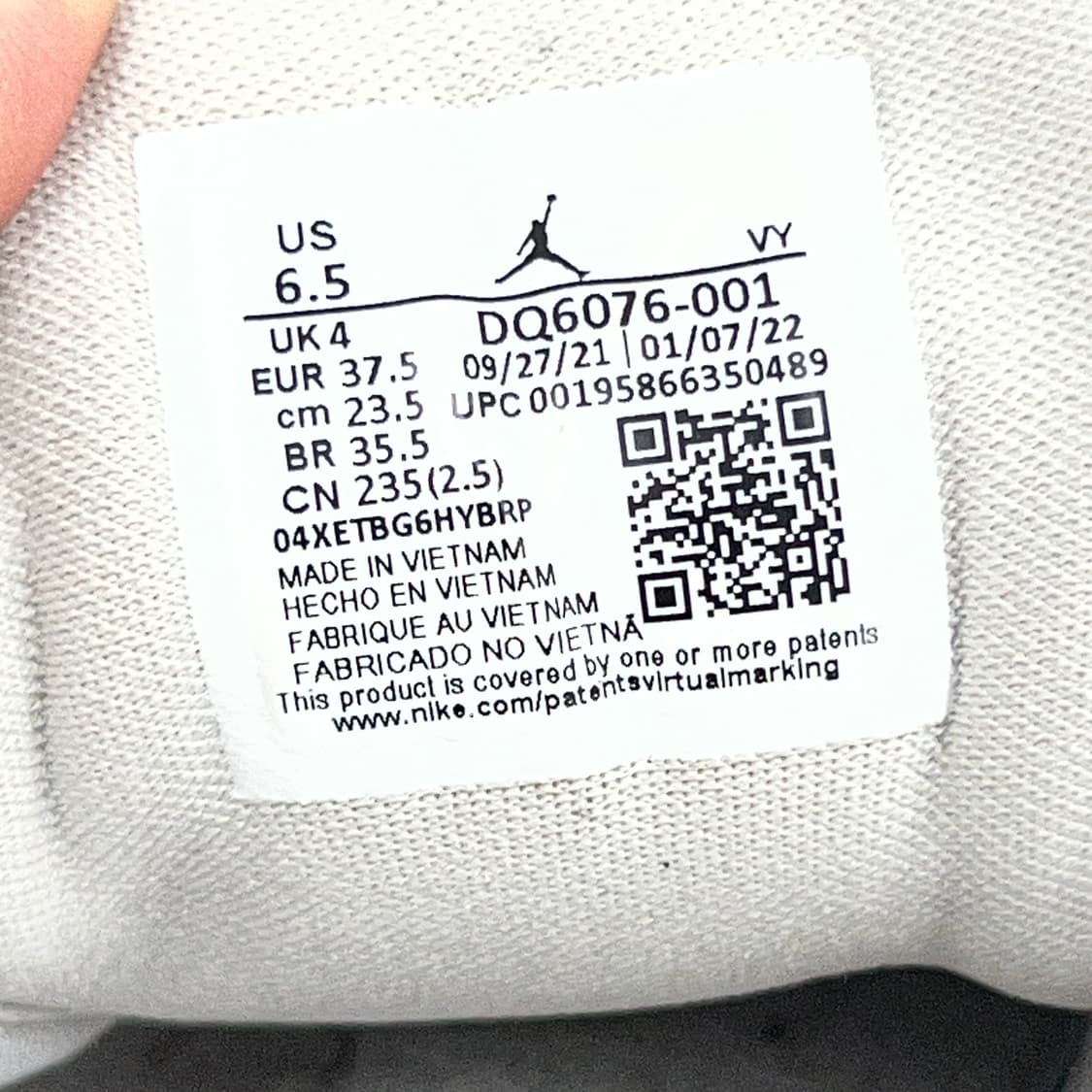 나이키 에어 조던 1 로우 SE 라이트 아이언 오어 스니커즈 235 상품이미지9