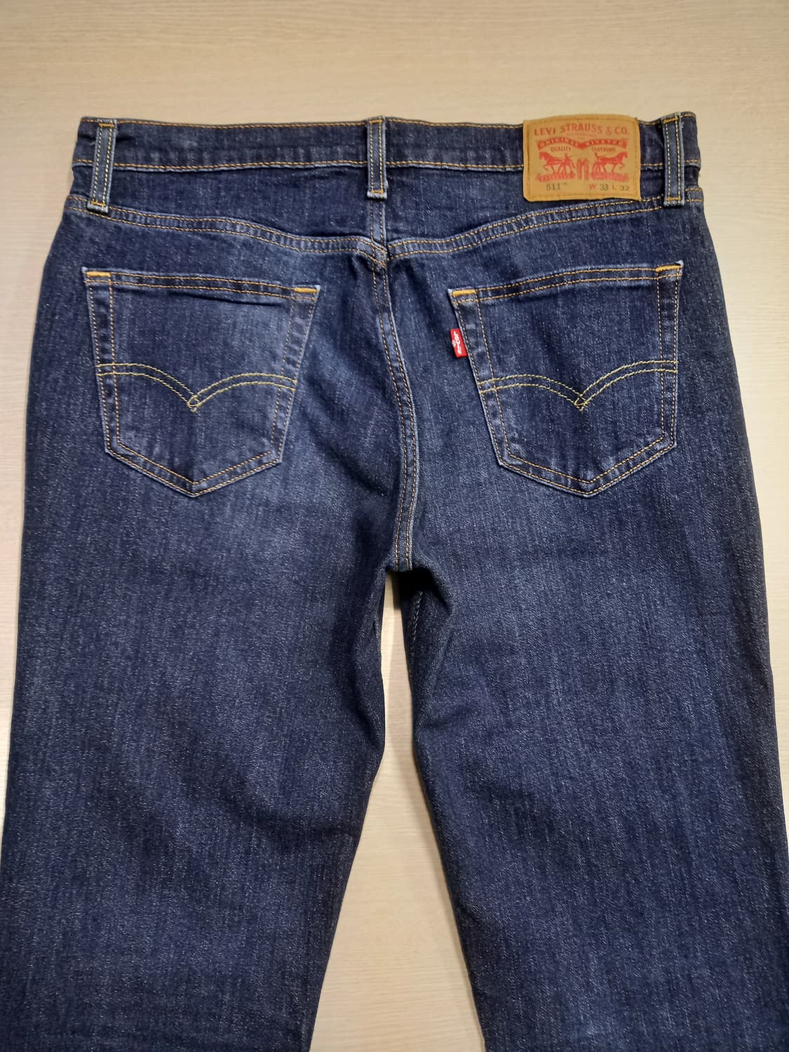 33 리바이스511 워싱 스판 슬림일자진 33-443 상품이미지4