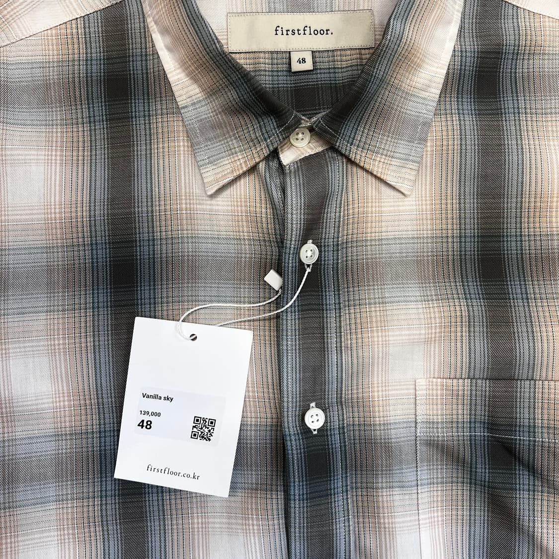 firstfloor 체크 셔츠 상품이미지2