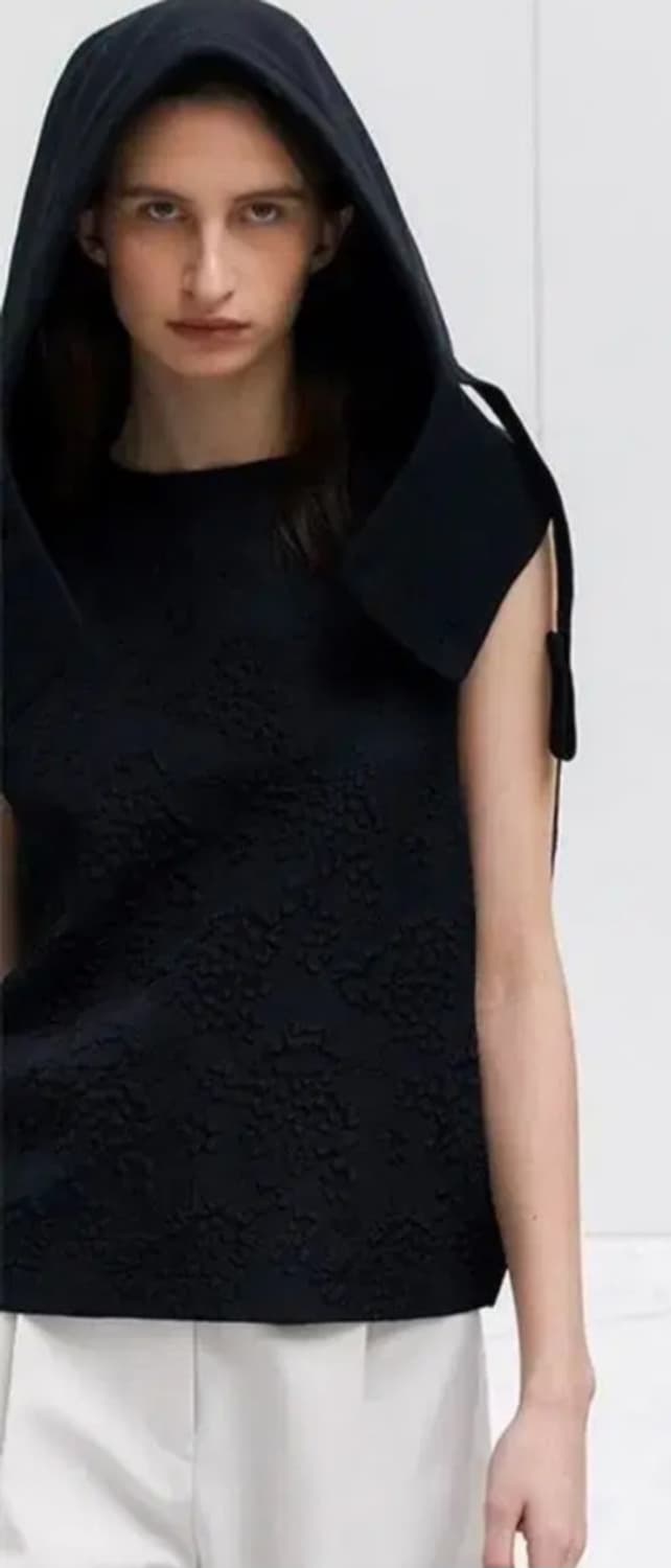 새상품) 에핑글러 자카드 베스트 블랙 상품이미지7