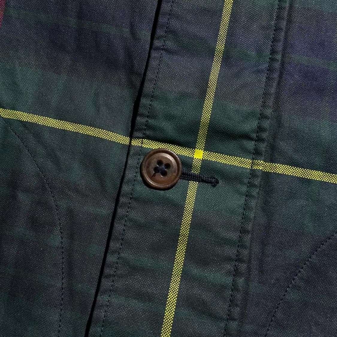 폴로 블랙와치 타탄체크 왁스드 코튼 후드 자켓 상품이미지5