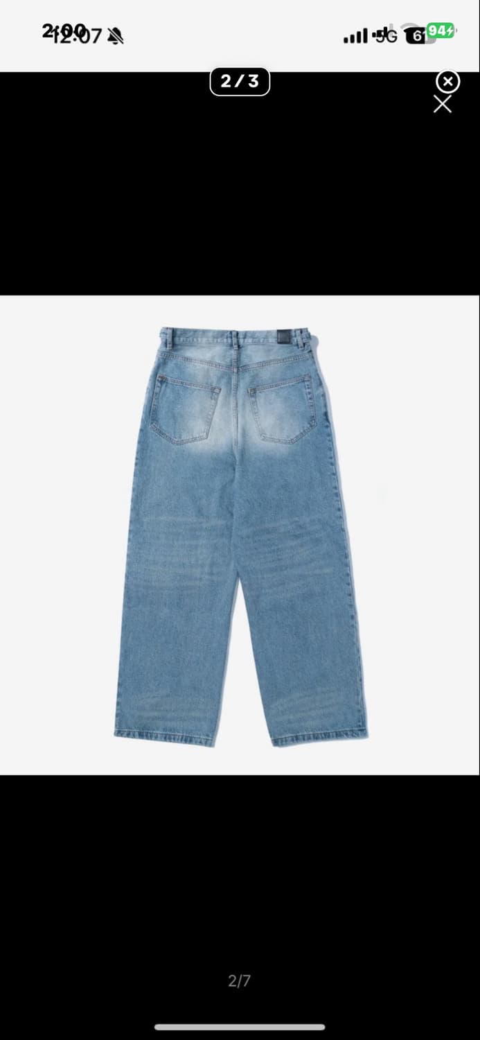 Nod 와이드 배기 데님 팬츠 상품이미지2