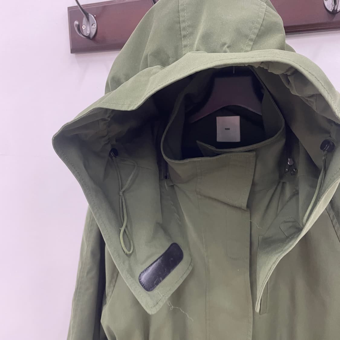 구호 후드 야상 롱 코트 상품이미지4