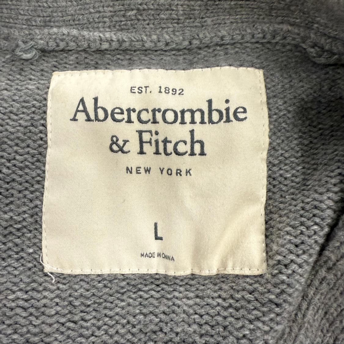 아베크롬비 그레이 가디건  상품이미지5