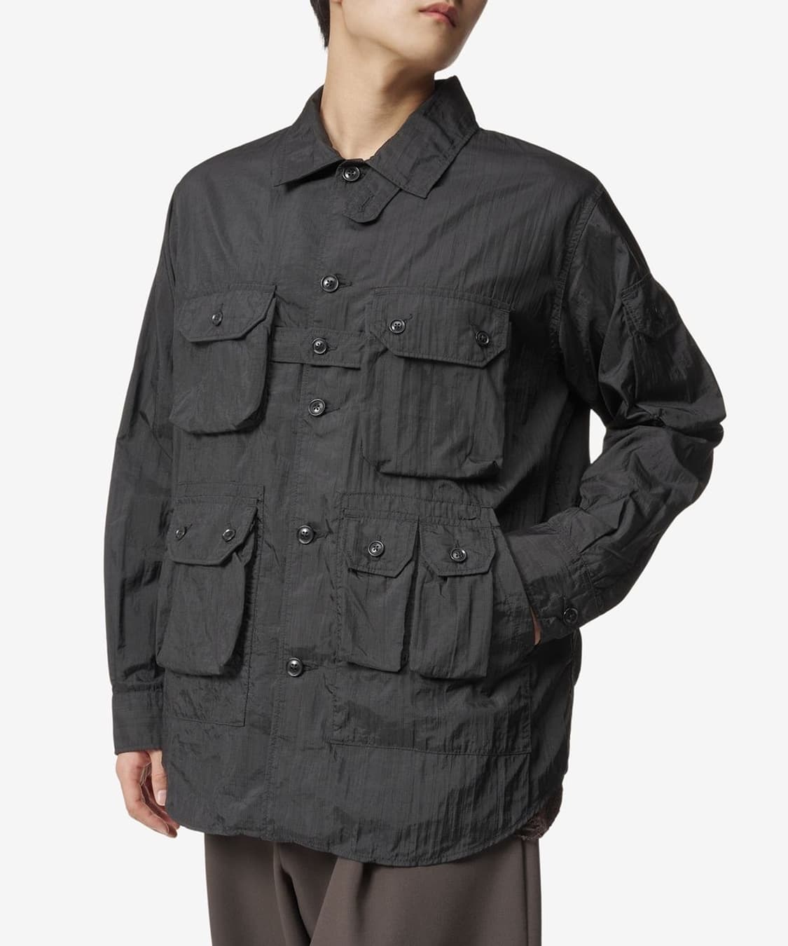 엔지니어드가먼츠 익스플로러 셔츠 재킷 블랙 라지L S급 상품이미지7