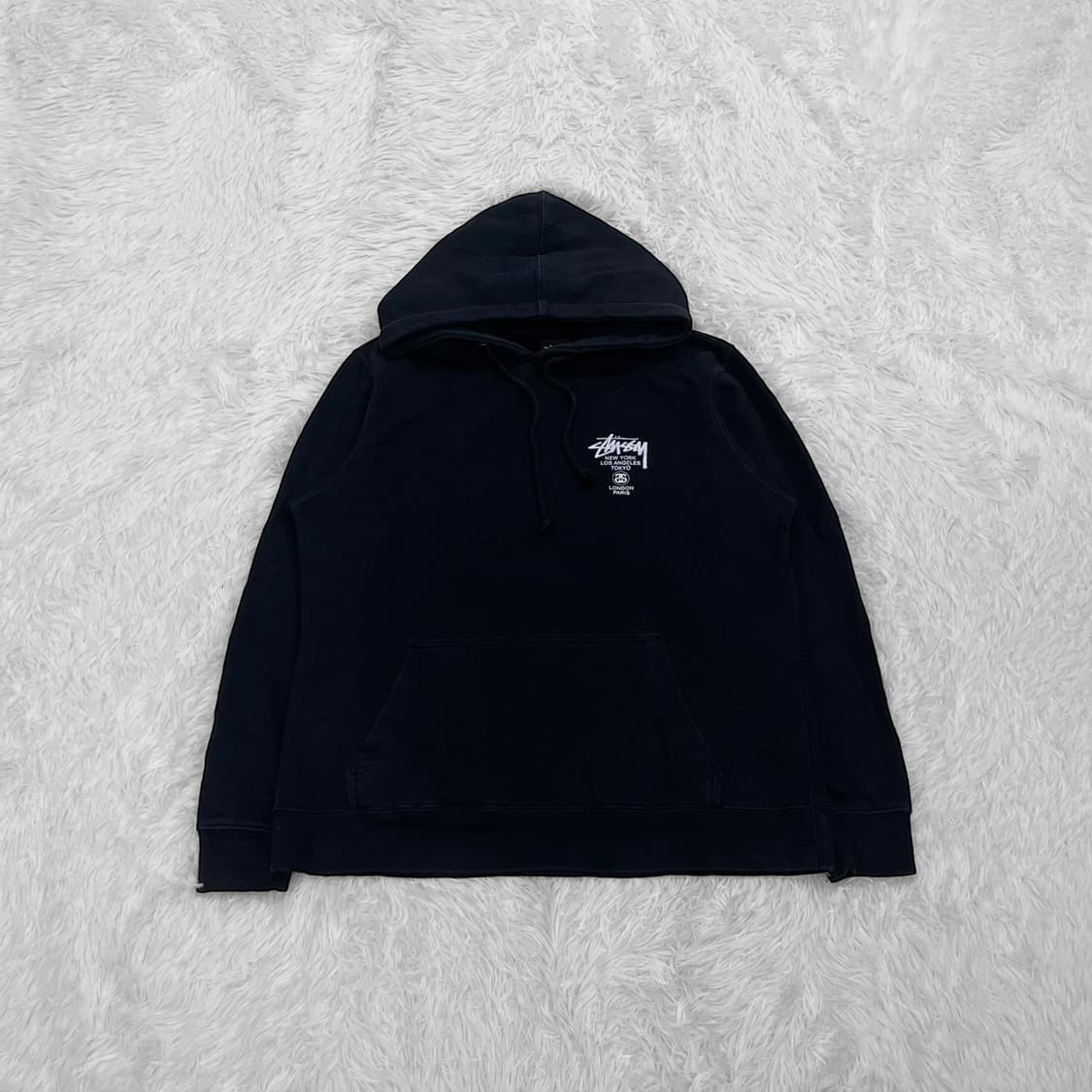 스투시 Stussy 월드투어 후드티 블랙 상품이미지3