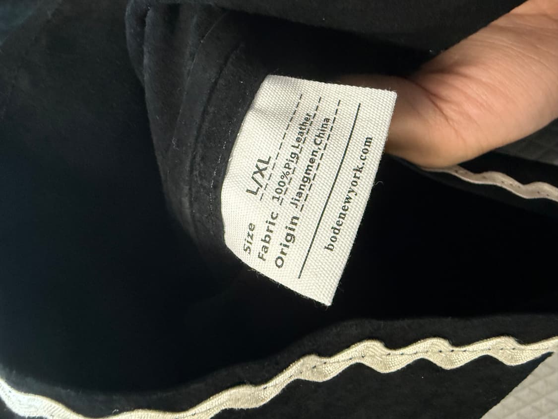 (L/XL) BODE 보디 Rick Rack 100% 스웨이드 자켓 상품이미지5