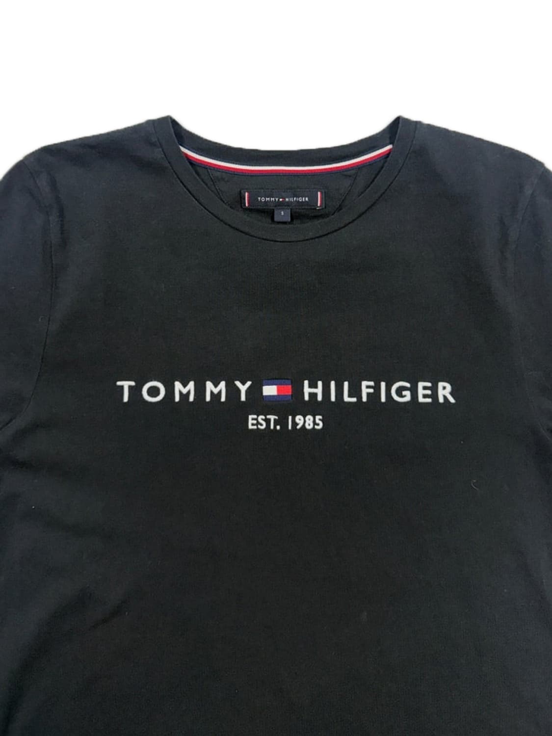 빈티지 타미 힐피거 블랙 로고 반팔티 상품이미지3