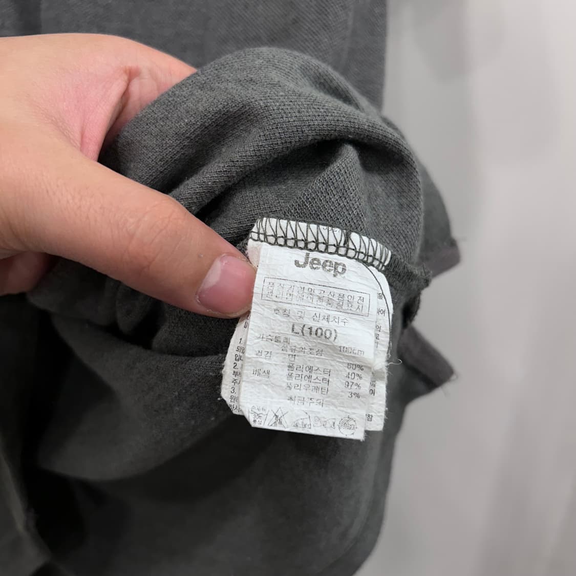 지프 스피릿 자수로고 PK 반팔 카라티 상품이미지4