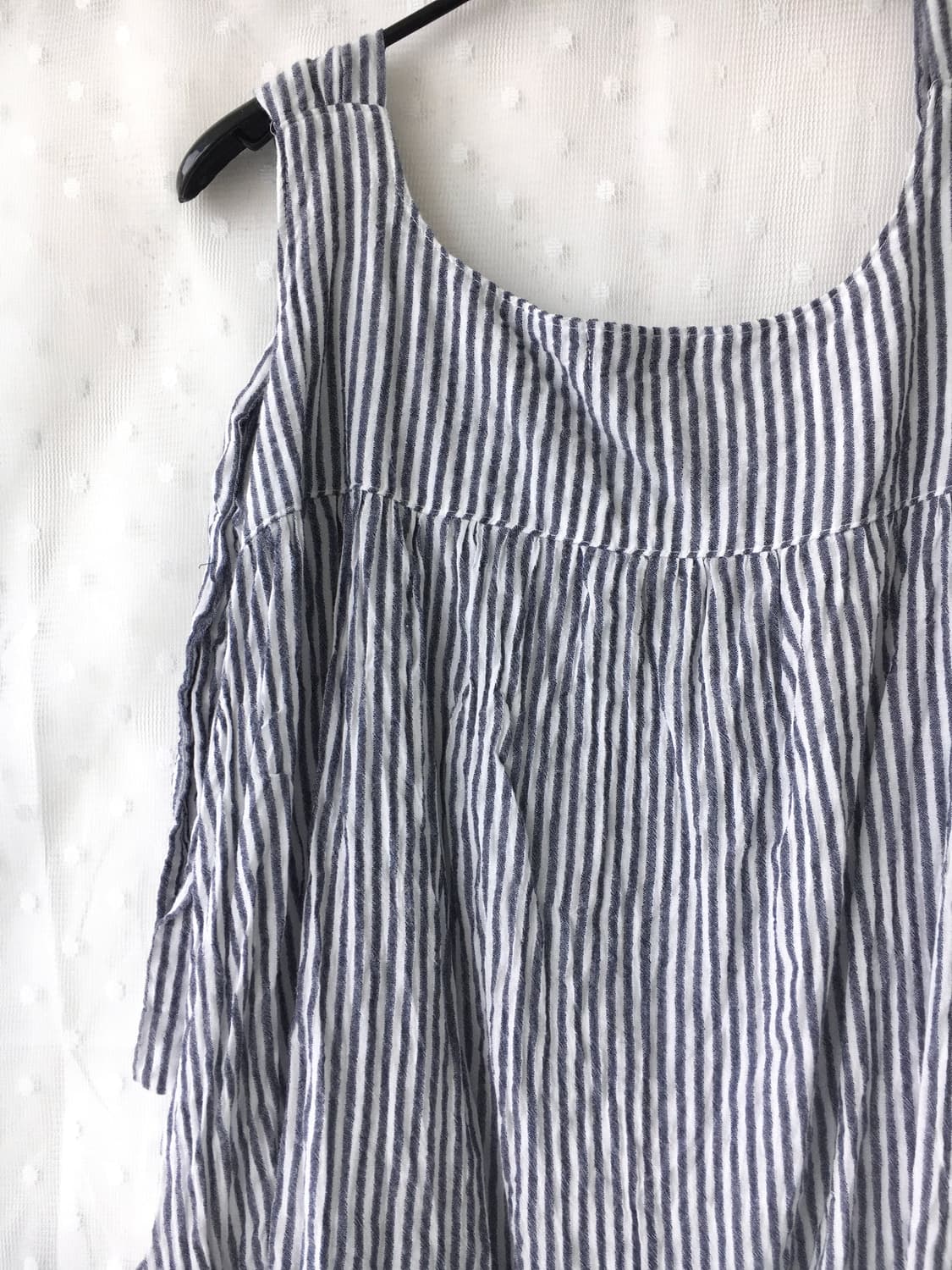 [HANDMADE] 핸드메이드 스트라이프 끈원피스 모리걸 상품이미지7