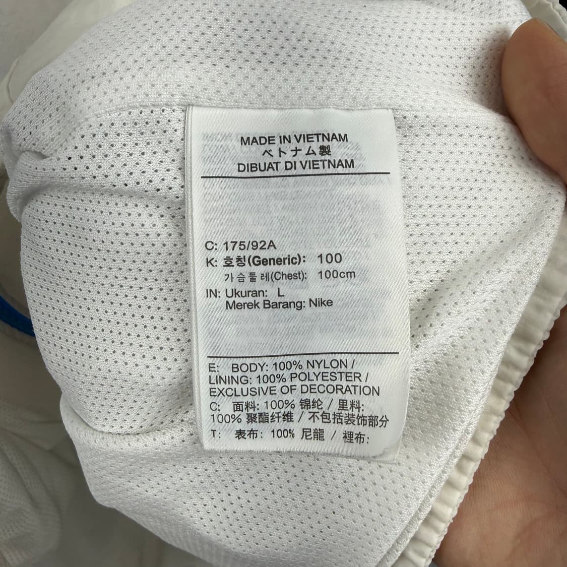 (L) 나이키 헤리티지 윈드러너 바람막이 자켓 화이트 상품이미지5