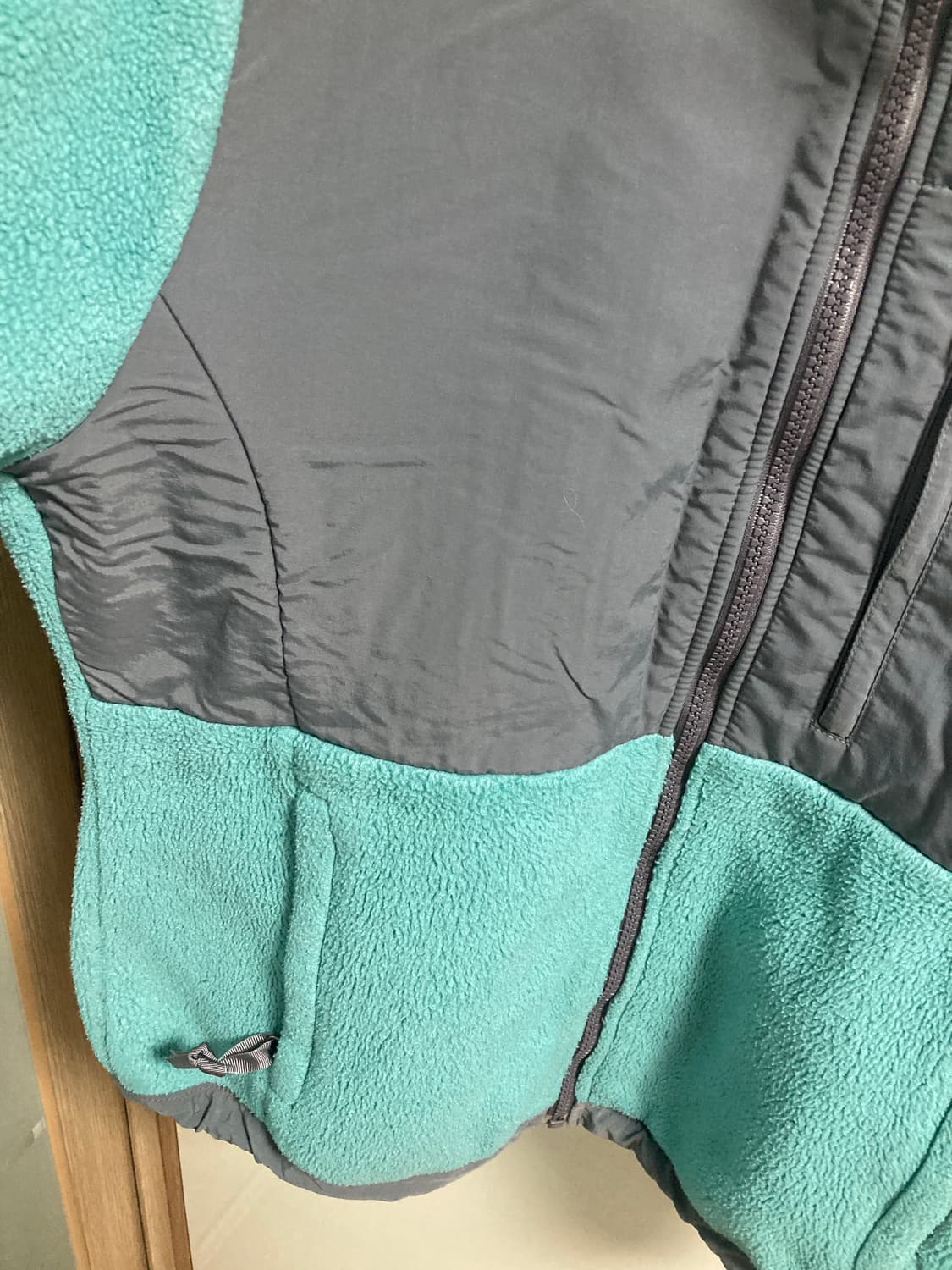 일본 빈티지 노스페이스 후리스 민트색 상품이미지5