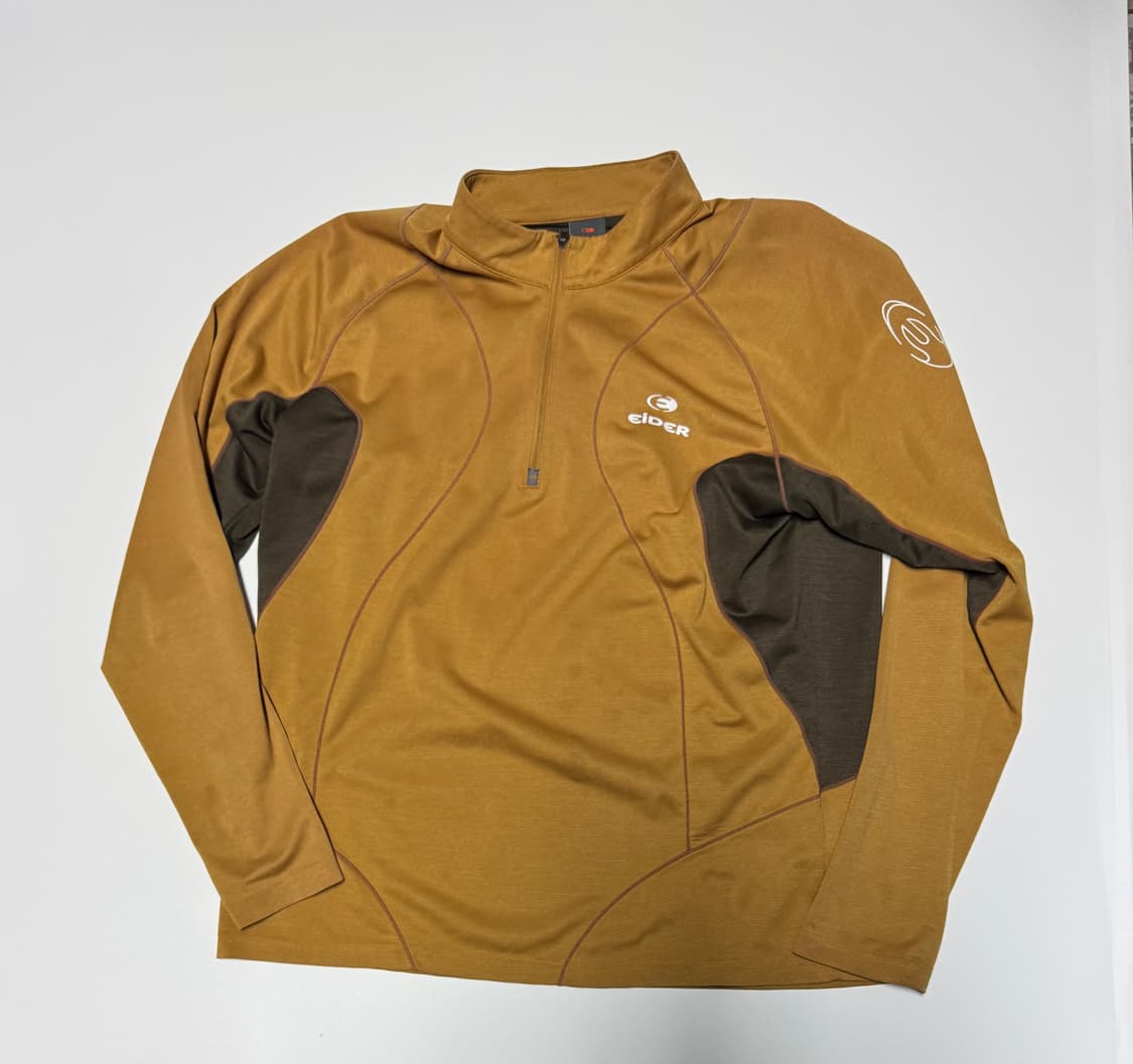 아이더 Eider 등산 반집업 기능성 긴팔 티셔츠 L 상품이미지1