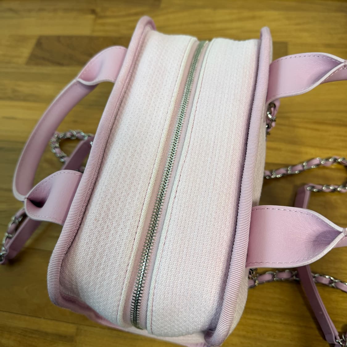 샤넬 볼링 도빌백 핑크 상품이미지5