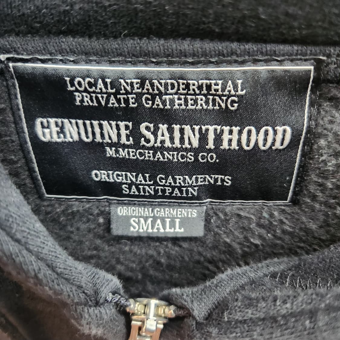 세인트페인 성모마리아 프린팅 후드집업 S(L) 상품이미지6